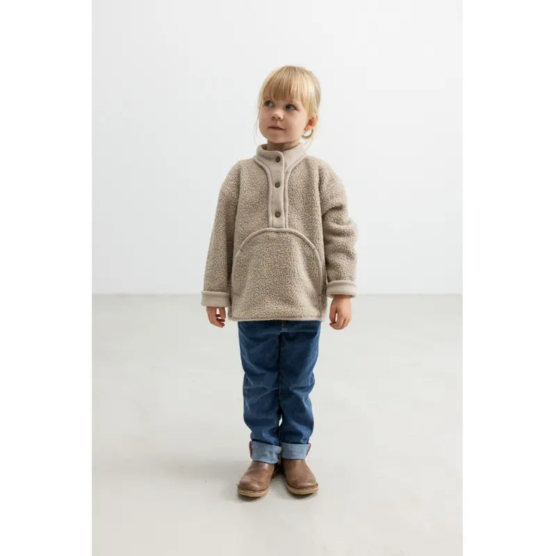 Marmar Bonded Teddy Oyster Grey Joy Anorak 2