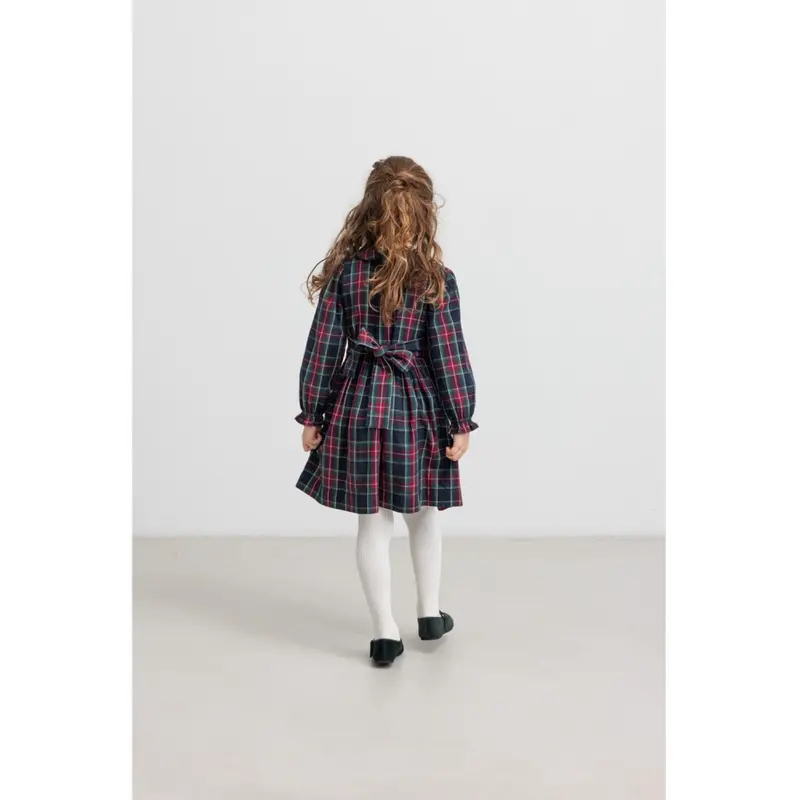 Marmar Check Pilot Navy Check Delice Kjole 2