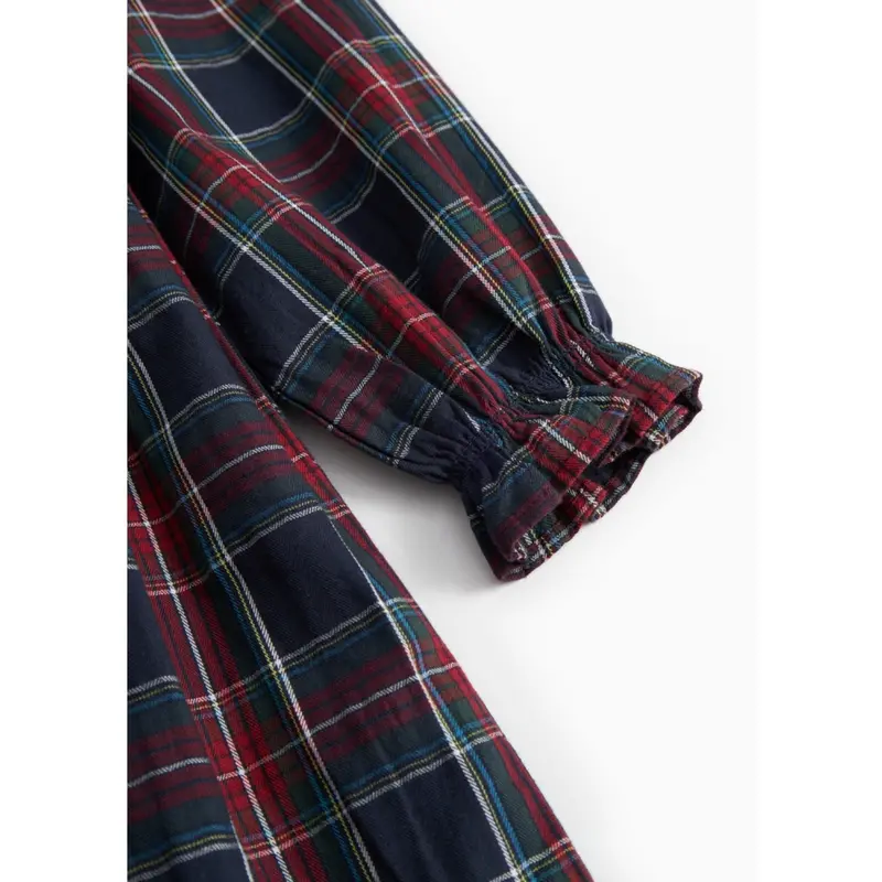 Marmar Check Pilot Navy Check Delice Kjole 5