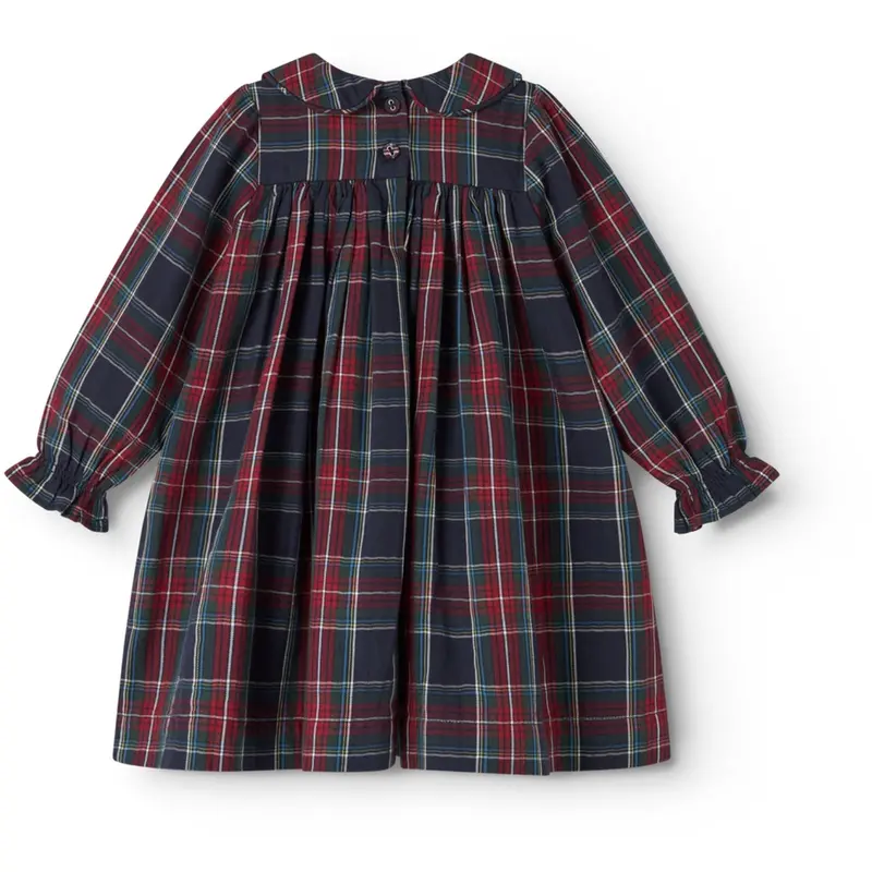 Marmar Check Pilot Navy Check Dulla B Ls Kjole 5