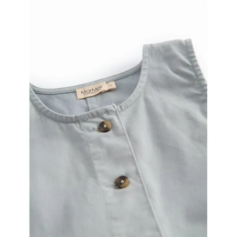 Marmar Chino Twill Blue Stone Davo Kjole 3