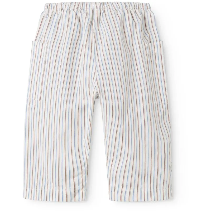 Marmar Cotton Blue Iris Stripe Panto Bukser 5