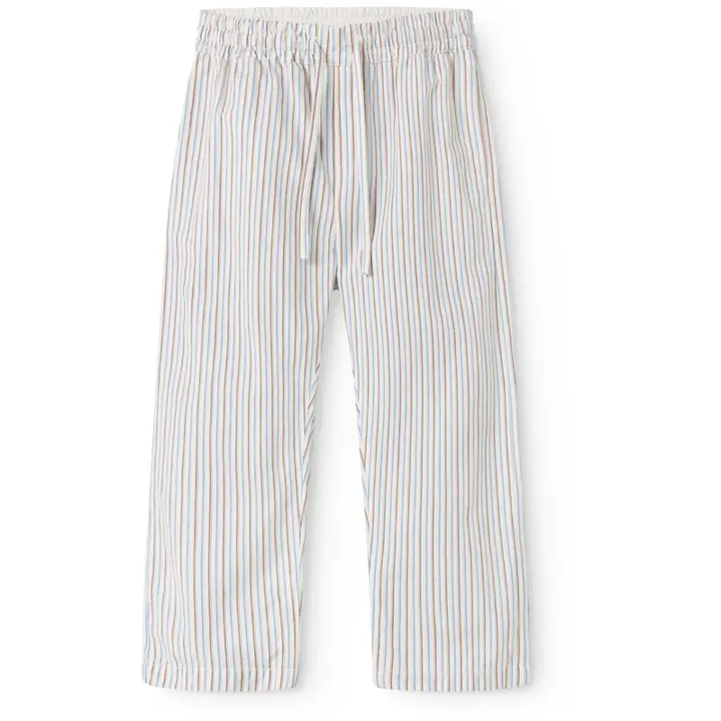 Marmar Cotton Blue Iris Stripe Plano Bukser 1