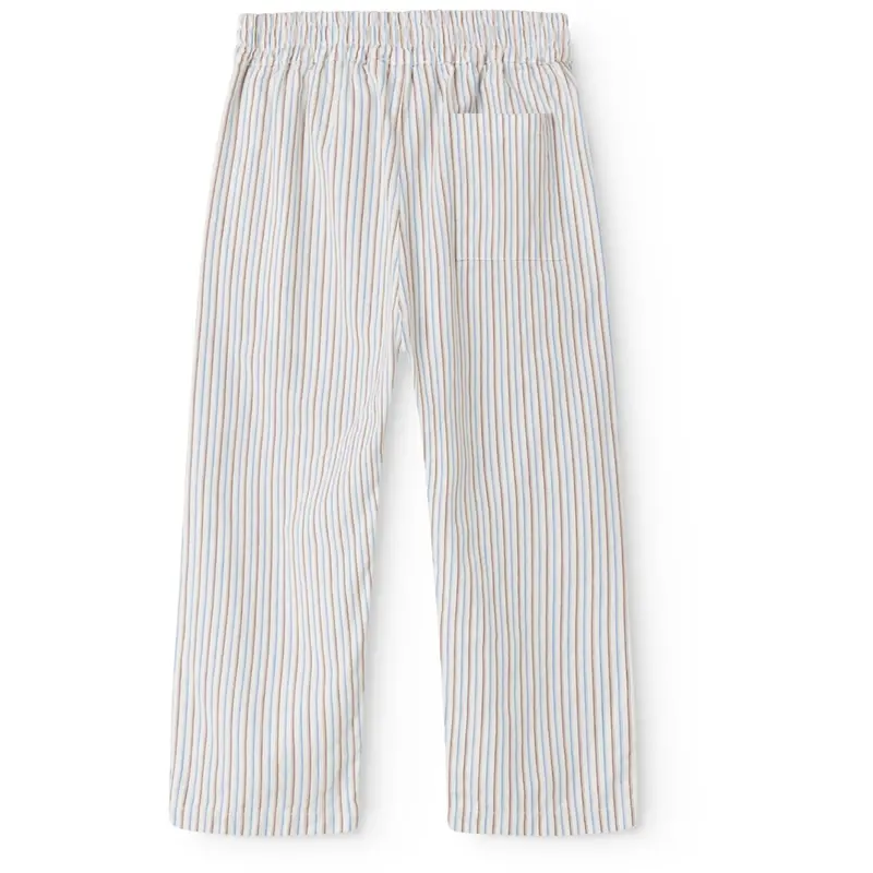 Marmar Cotton Blue Iris Stripe Plano Bukser 5