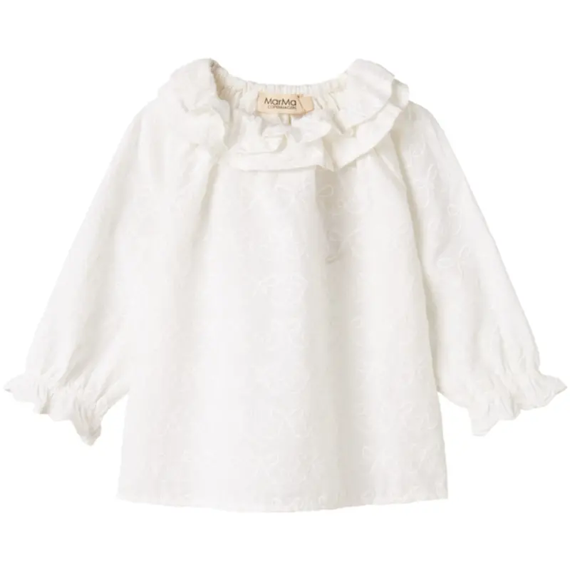 Marmar Cotton Bow White Tonello Bluse 1