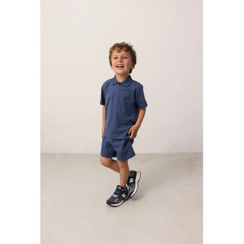 Marmar Cotton Jersey Vintage Blue Paulo Shorts 2