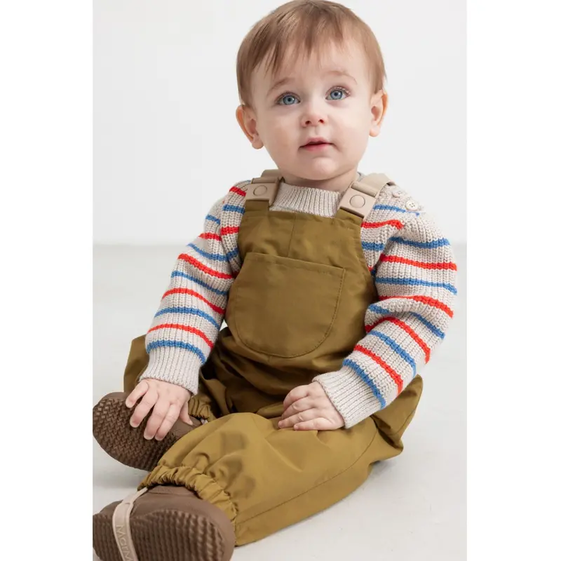 Marmar Cotton Knit Ea Stripe Tomato Mix Stripe Teno B Strikket Bluse 3
