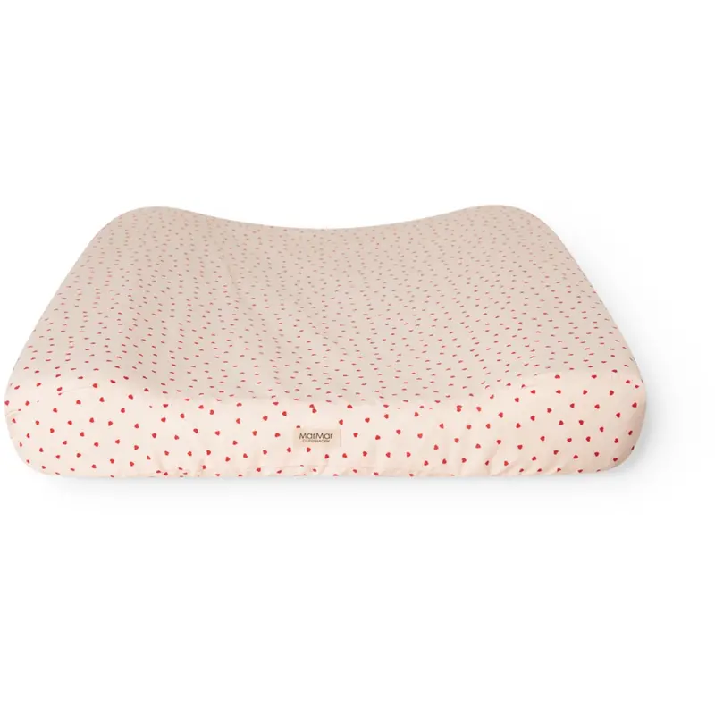 Marmar Cotton Percale Home Happy Hearts Changing Cushion Cover 1