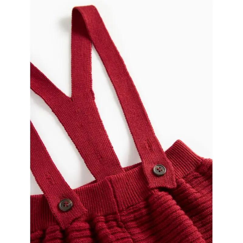 Marmar Cotton Rayon Knit Solid Hibiscus Red Perrin Bukser 3