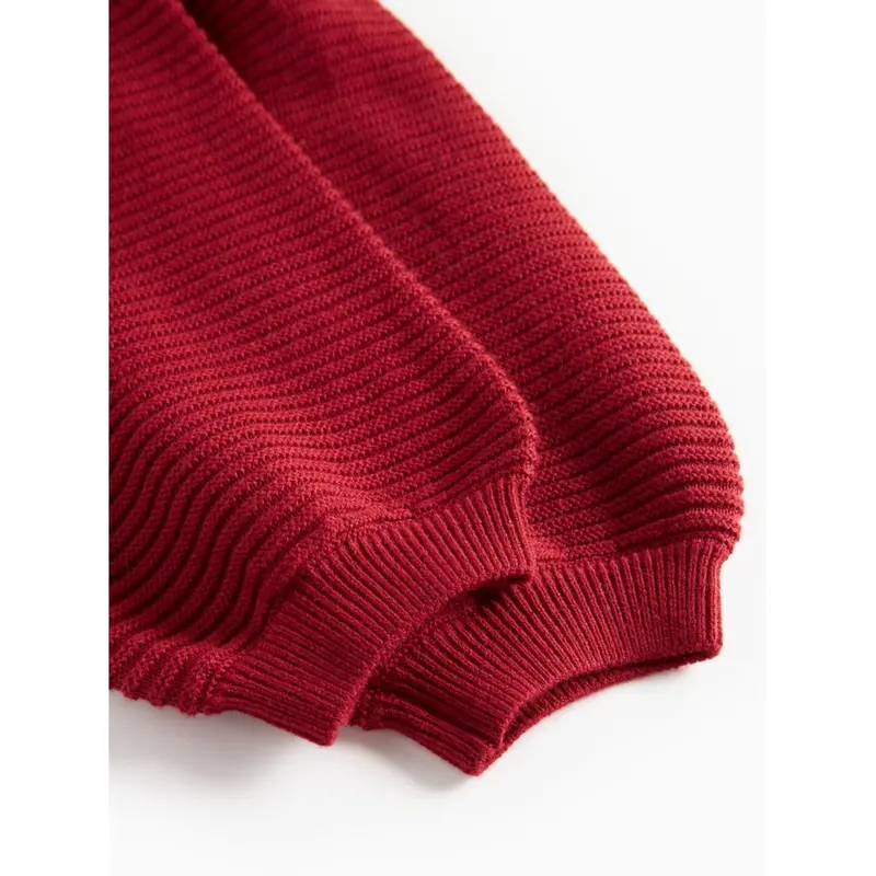 Marmar Cotton Rayon Knit Solid Hibiscus Red Perrin Bukser 4