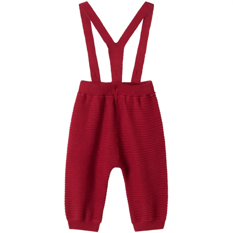 Marmar Cotton Rayon Knit Solid Hibiscus Red Perrin Bukser 5