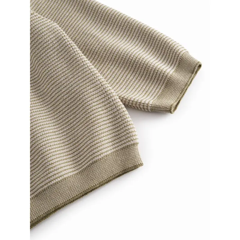 Marmar Cotton Stripe Knit Vanilla Stripe Torin B Knitwear 4