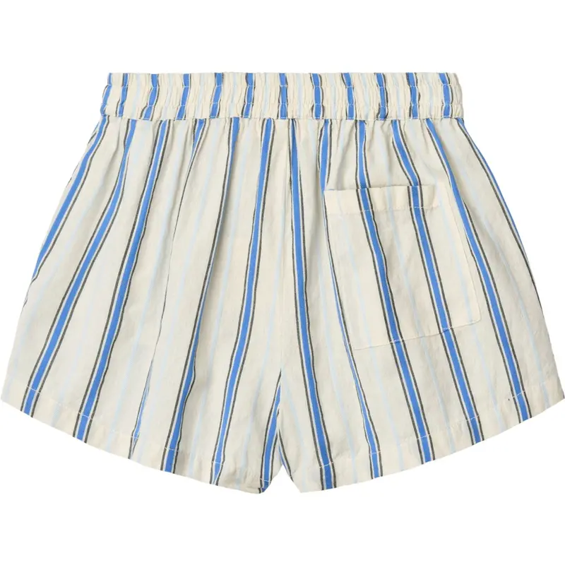 Marmar Cotton Stripes Chambray Stripe Pina Shorts 5