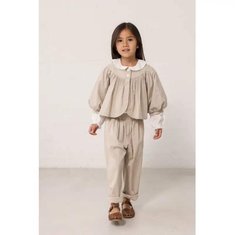 Marmar Cotton Texture Mercury Grey Plano Bukser 3