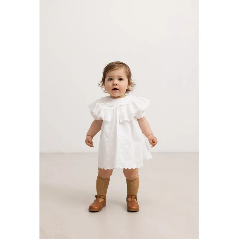 Marmar Dobby Dots Gentle White Delsa B Kjole 2