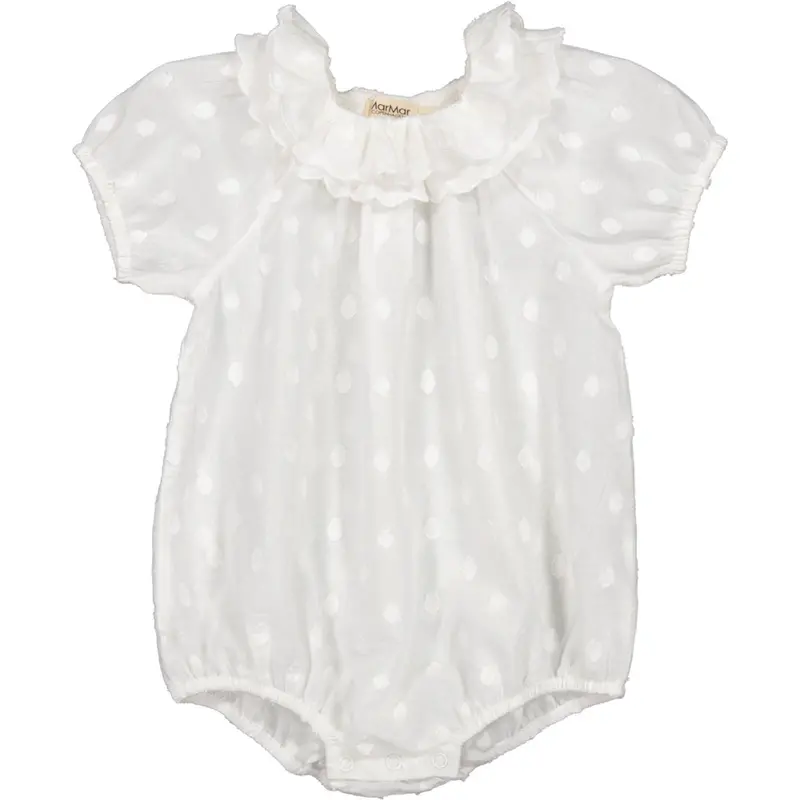 Marmar Dobby Dots Gentle White Rosetta Body 1