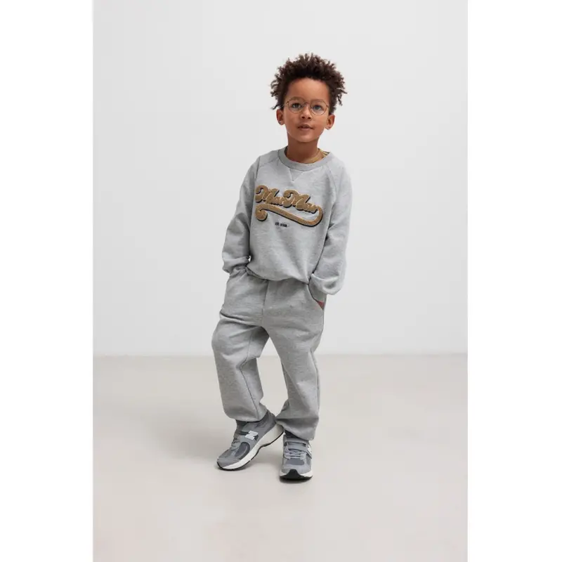 Marmar Double Jersey Light Grey Melange Pelon Bukser 2