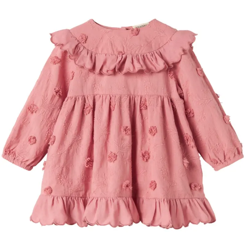Marmar Embroidery Pink Delight Deas Ls Kjole 1
