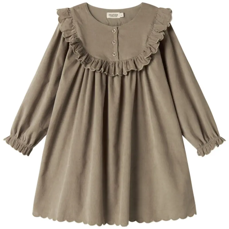 Marmar Fine Cord Mud Delina Ls Kjole 1