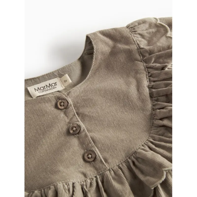 Marmar Fine Cord Mud Delina Ls Kjole 2