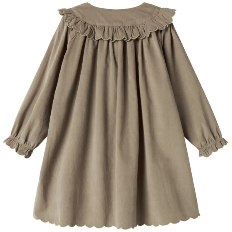 Marmar Fine Cord Mud Delina Ls Kjole 4