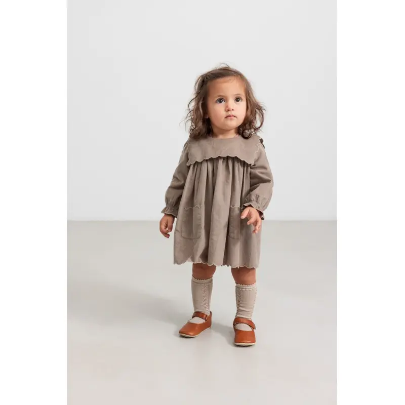 Marmar Fine Cord Mud Dulle Kjole 2