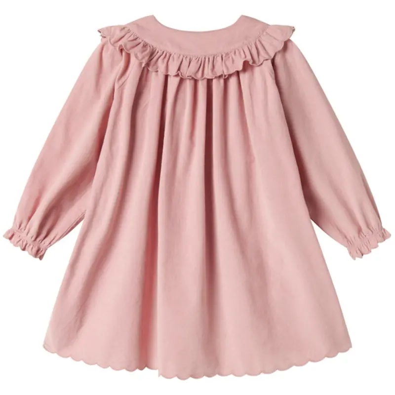 Marmar Fine Cord Soft Berry Delina Ls Kjole 6