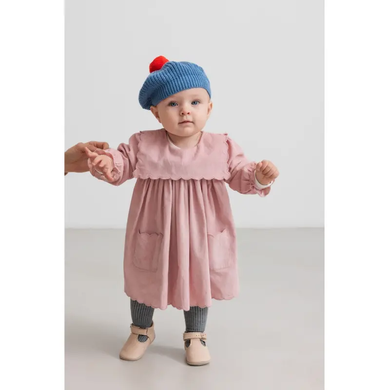 Marmar Fine Cord Soft Berry Dulle Kjole 2