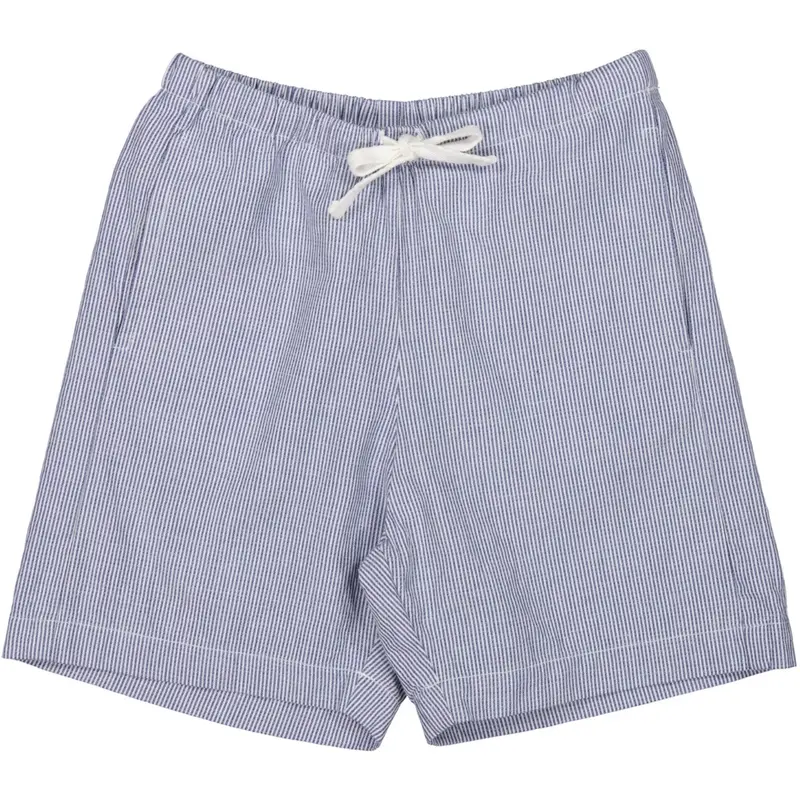 Marmar Fine Cotton Navy Stripe Pal Shorts 1