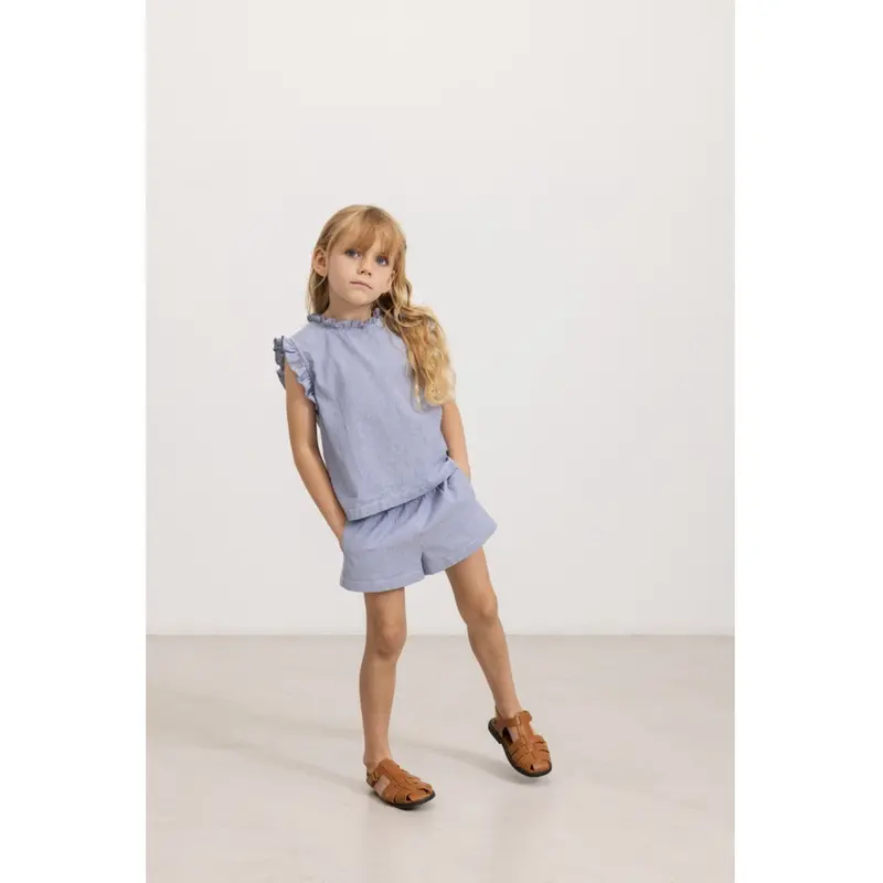Marmar Fine Cotton Navy Stripe Pala Shorts 2
