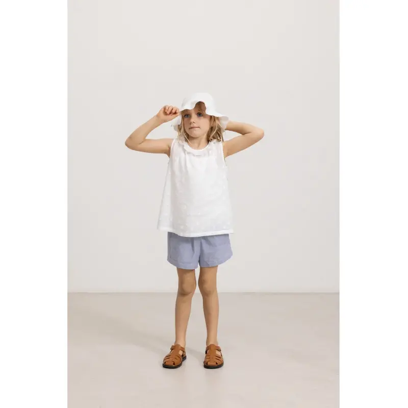 Marmar Fine Cotton Navy Stripe Pala Shorts 3