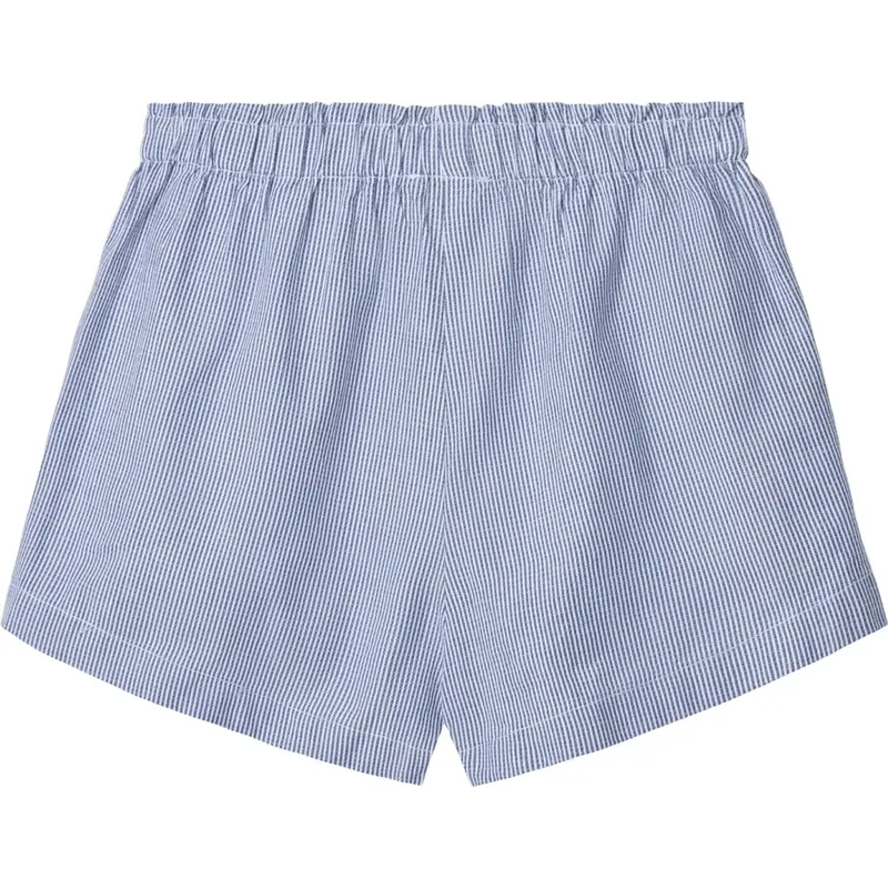 Marmar Fine Cotton Navy Stripe Pala Shorts 4
