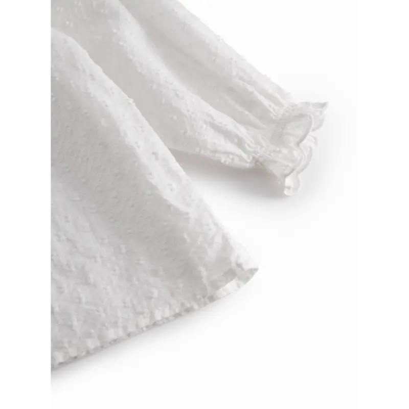 Marmar Fine Dobby White Tia Bluse 4