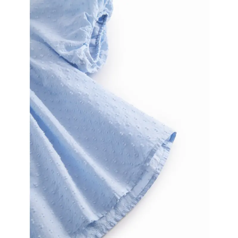 Marmar Fine Dobby Windy Blue Tuky T-Shirt 4