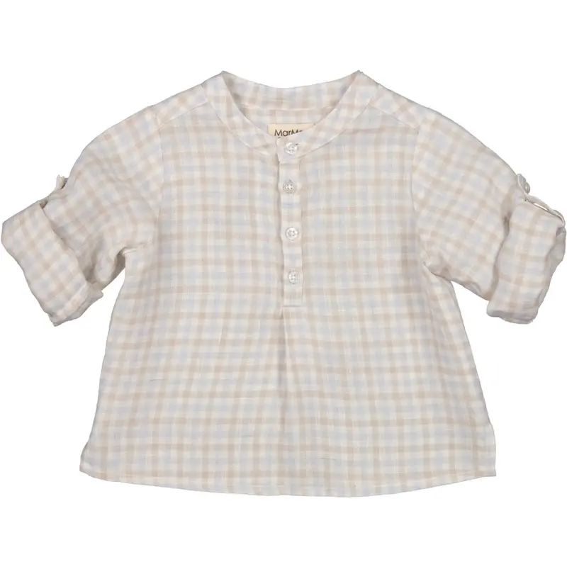 Marmar Fine Linen Summer Check Totoro Skjorte 2