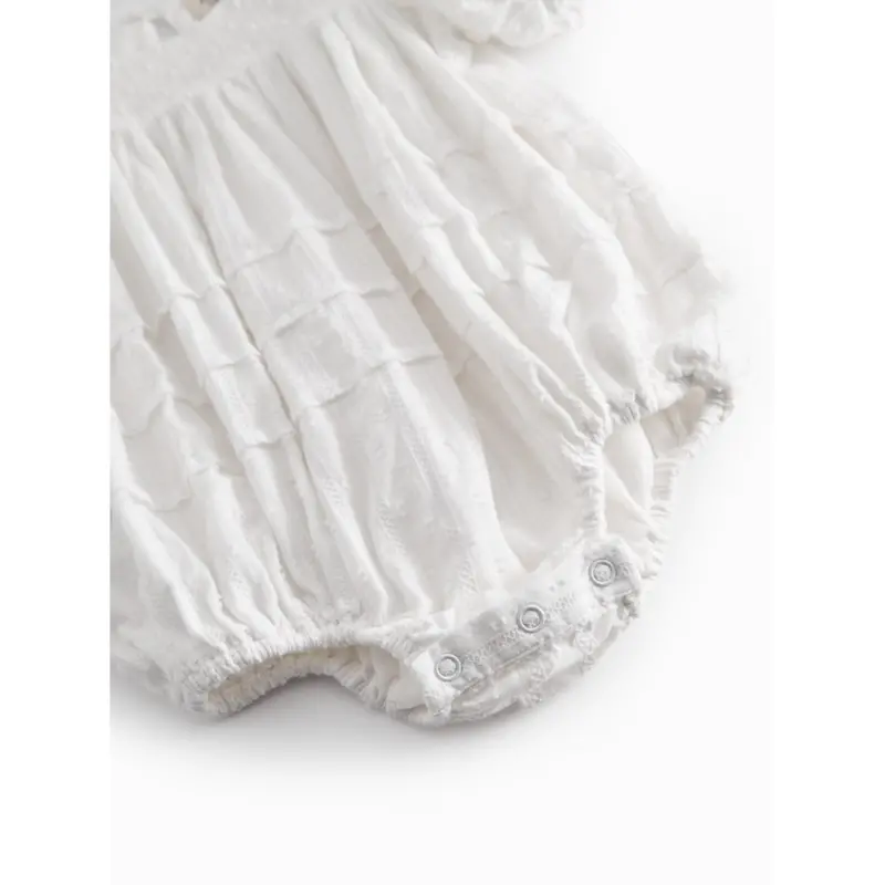 Marmar Gauze White Ritona Romper 4