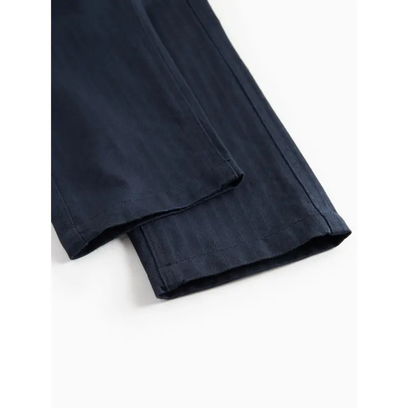 Marmar Herringbone Twill Pilot Navy Piper Bukser 4