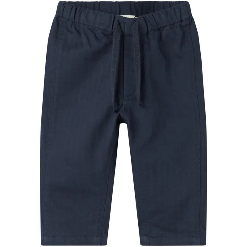 Marmar Herringbone Twill Pilot Navy Polle Bukser 1