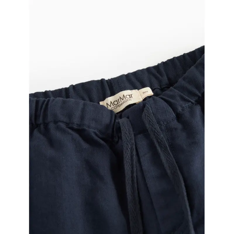 Marmar Herringbone Twill Pilot Navy Polle Bukser 3