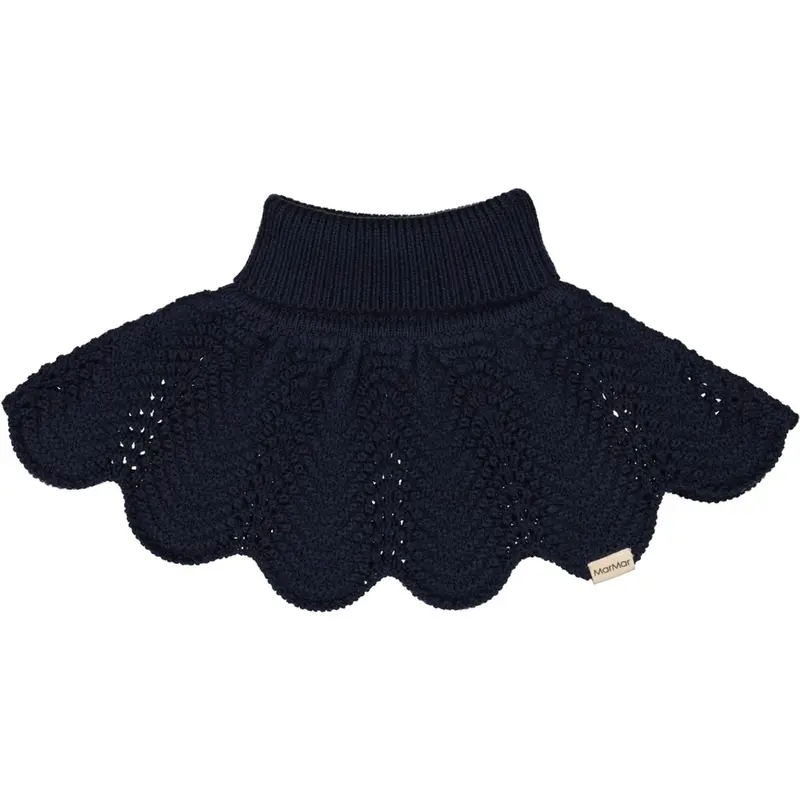 Marmar Light Cotton Wool Lace Ink Strikket Halsedisse 1