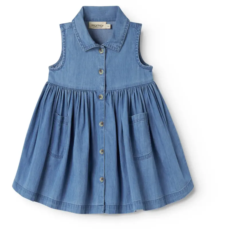 Marmar Light Denim Blue Denim Danal Kjole 1