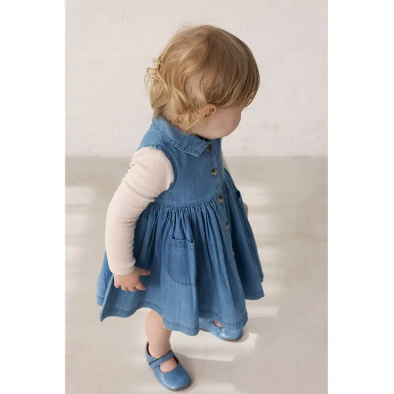 Marmar Light Denim Blue Denim Danal Kjole 2