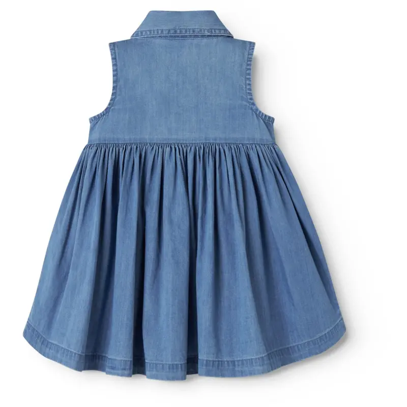 Marmar Light Denim Blue Denim Danal Kjole 5
