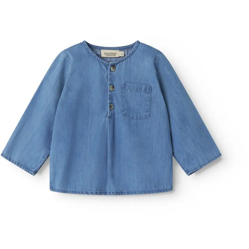 Marmar Light Denim Blue Denim Troy Skjorte 1