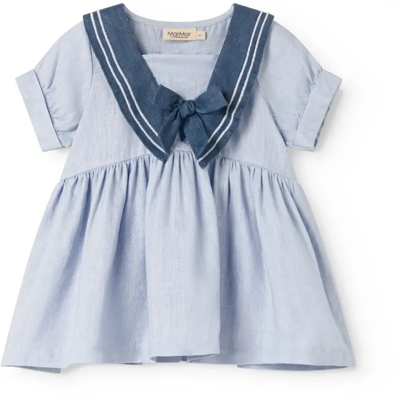 Marmar Linen Blue Mist Daki Kjole 1