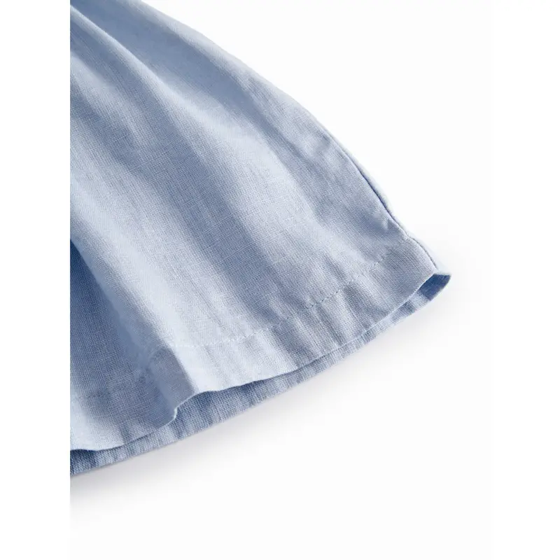 Marmar Linen Blue Mist Daki Kjole 4