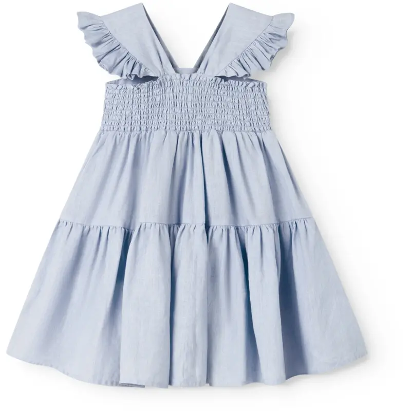 Marmar Linen Blue Mist Dalani Kjole 6