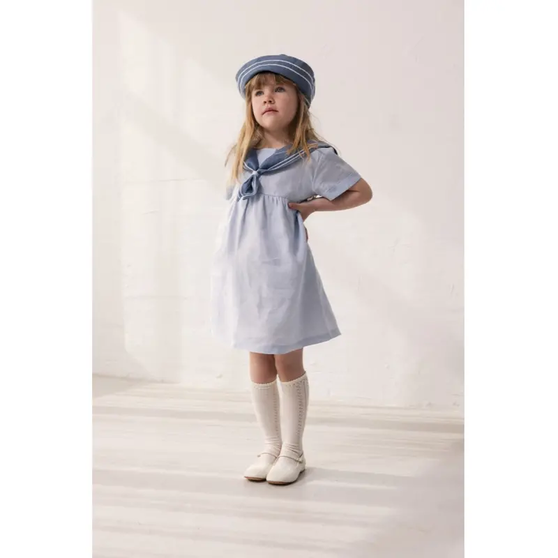 Marmar Linen Blue Mist Dresea Kjole 2
