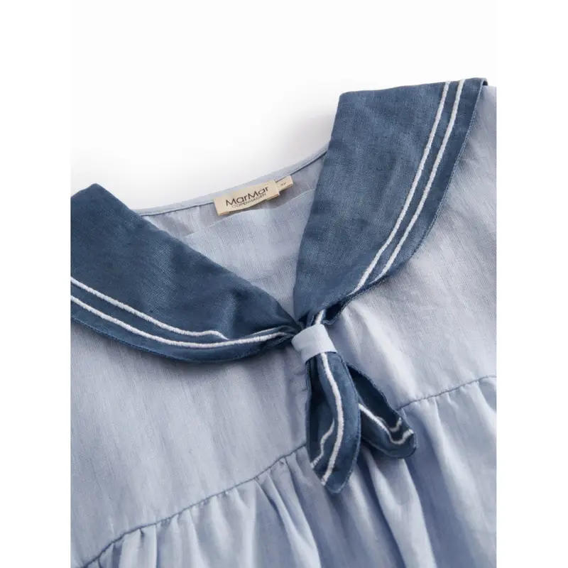 Marmar Linen Blue Mist Dresea Kjole 3