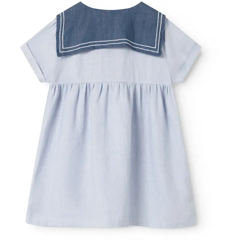 Marmar Linen Blue Mist Dresea Kjole 5
